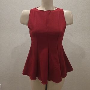 Elegant Red Sleeveless Top H&M